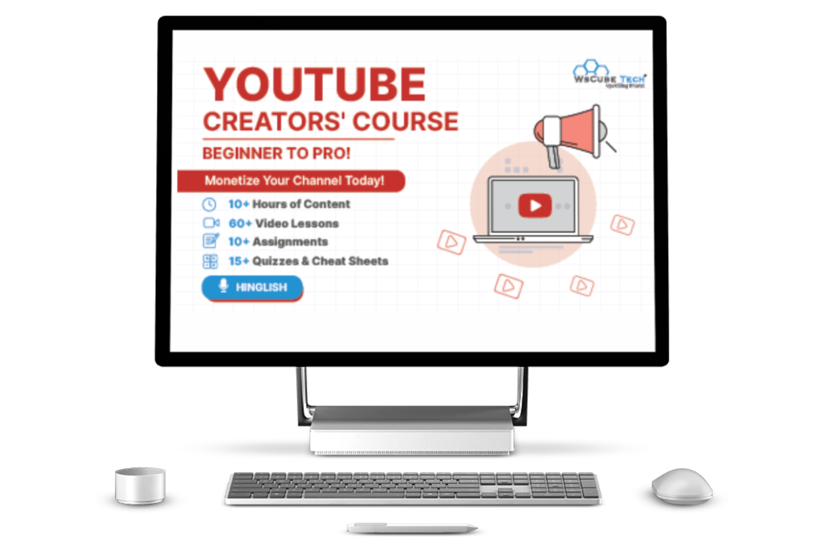 YouTube Creator’s Course – WsCube Tech