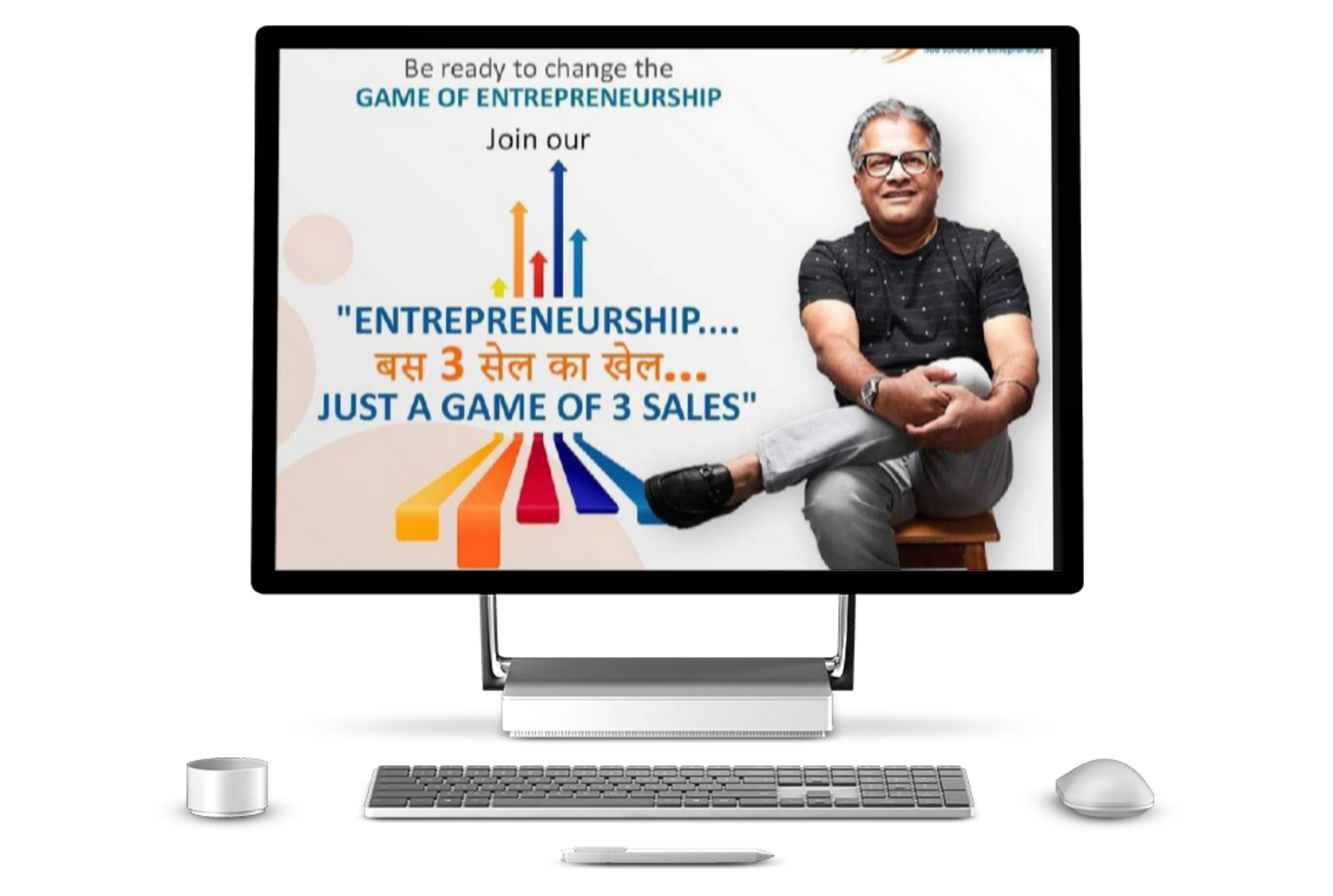 Entrepreneurship - Just The Game of 3 Sales - Santosh Nair